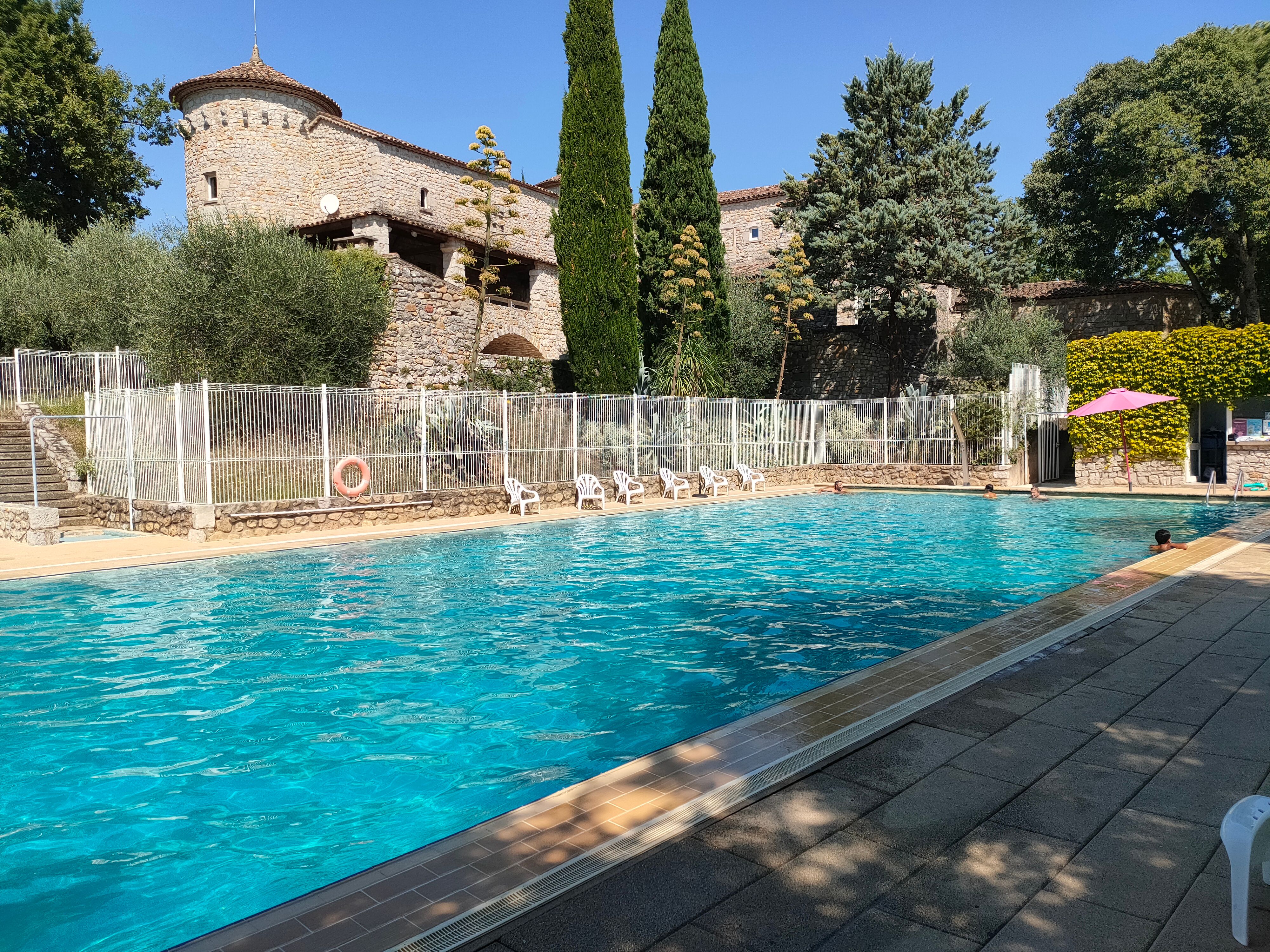 image Take a dip in the lovely outdoor pool!