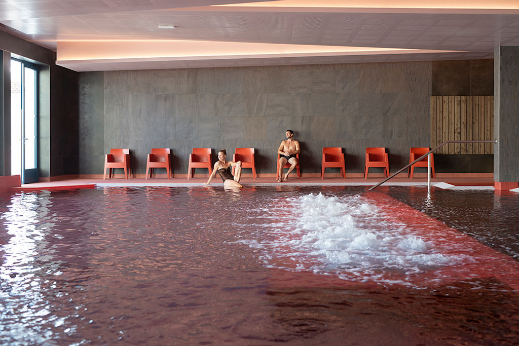 image Relax in the lovely pool.