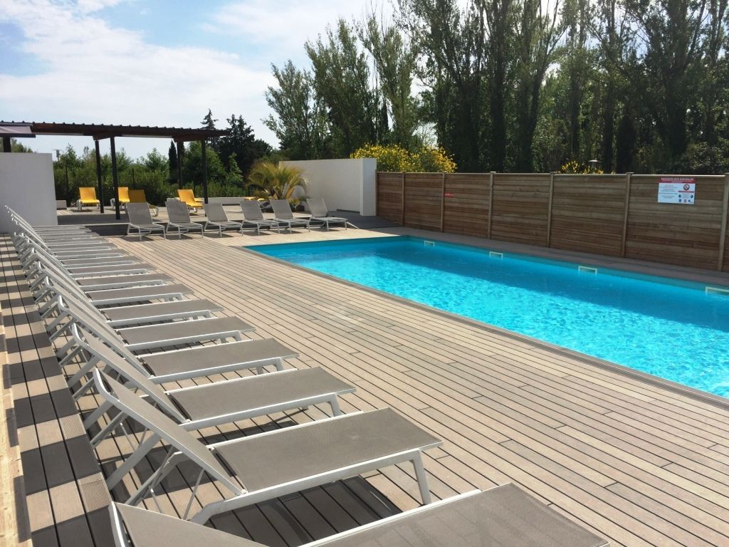 image Get some sun in the outdoor pool.