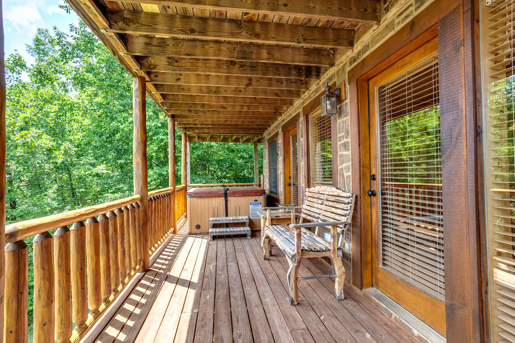 image Make sure to take a dip in the private 4 person hot tub, located on the back deck.