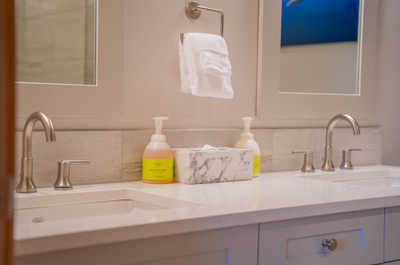 Pamper yourself with luxurious bath essentials, ready for your relaxing retreat.