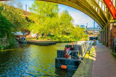 The Castlefield canals are perfect for a stroll or run