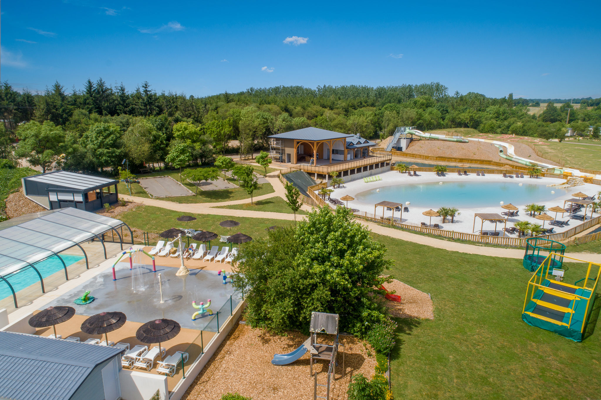 image Pool complex with a variety of water activities.