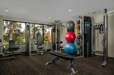 Keep up your fitness routine at the gym.