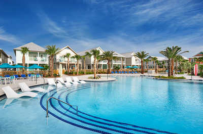  Immerse yourself in the luxury of our expansive azure pool.