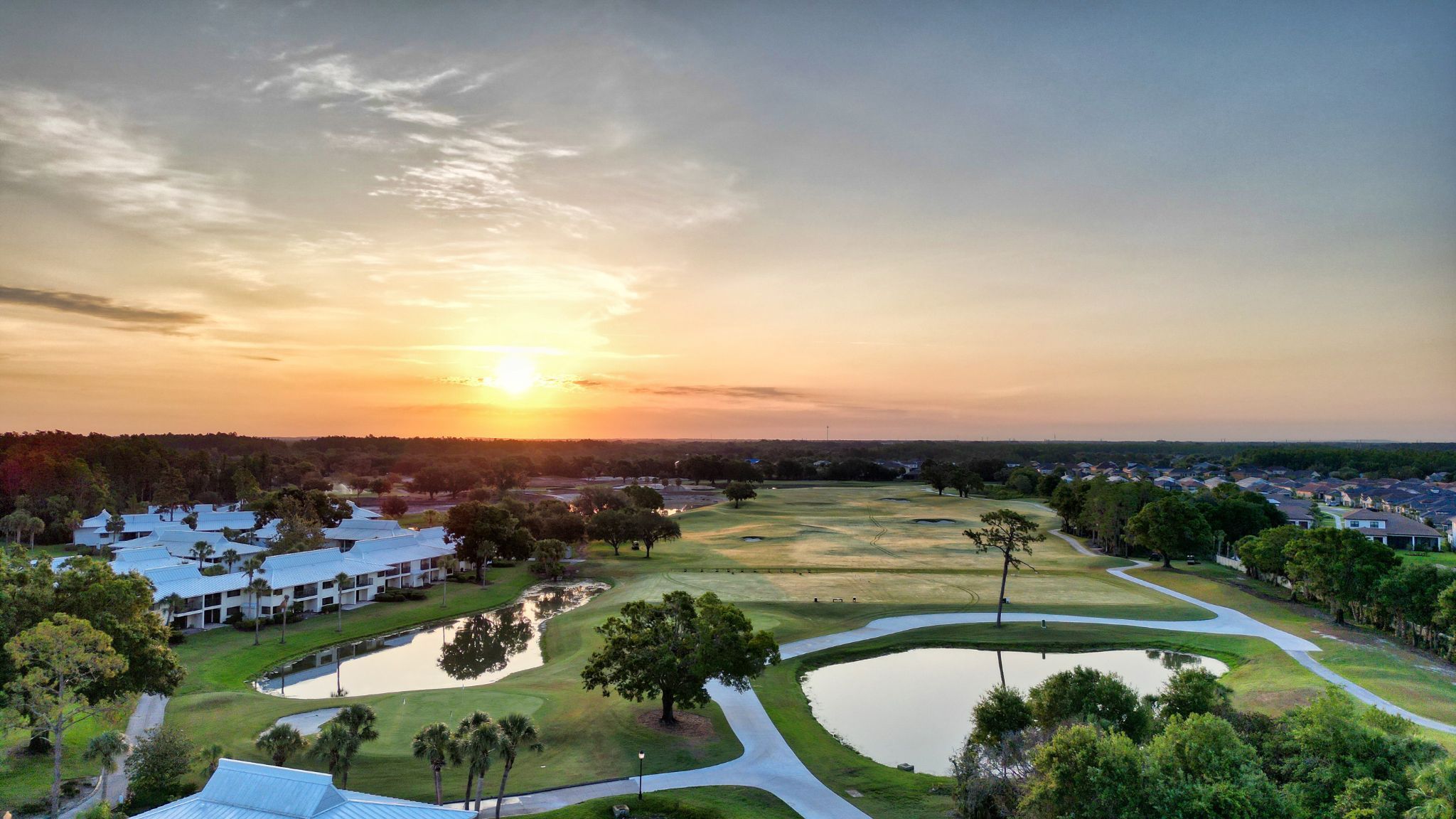 image Golden hour paints the fairways — every swing framed by a perfect sunset.