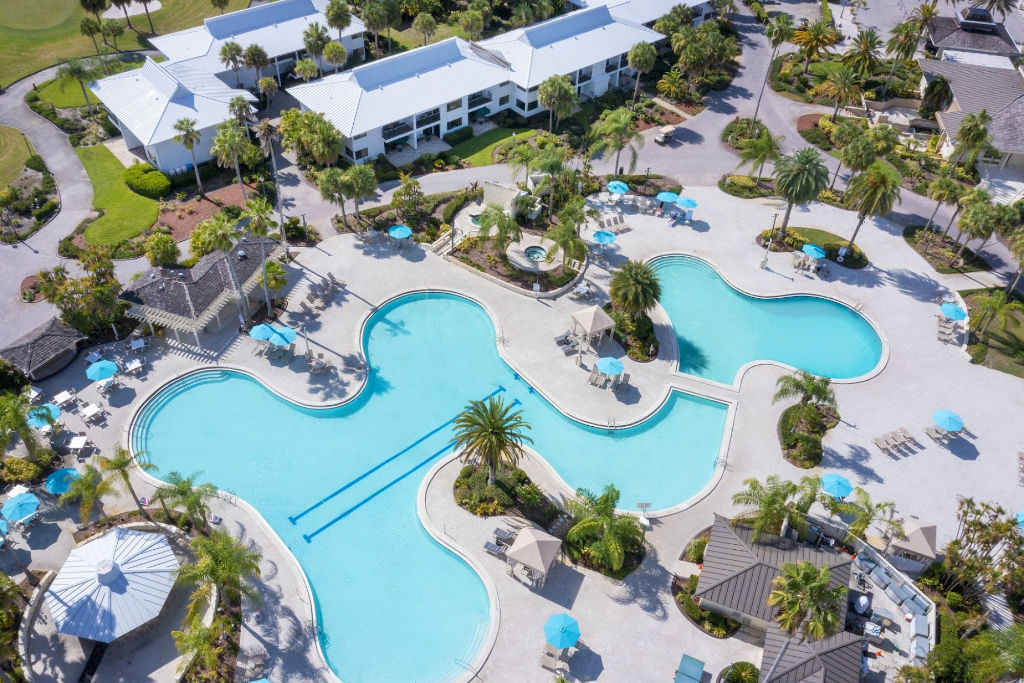 image Meandering pools await, ready for leisurely swims and sun-soaked lounging.