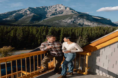 Take in the breathtaking mountain views from a charming outdoor deck, perfect for quiet conversations and peaceful reflections.
