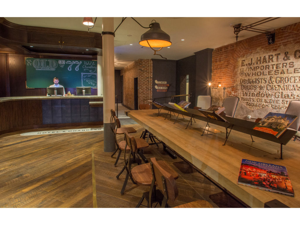 image Rustic charm meets modern hospitality at Hotel Old 77's bar area