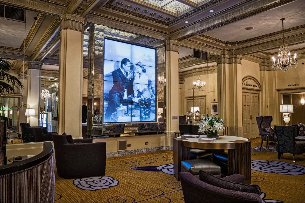 image Enjoy the opulence of our lobby with its sophisticated ambiance and eye-catching decor, designed for your comfort.