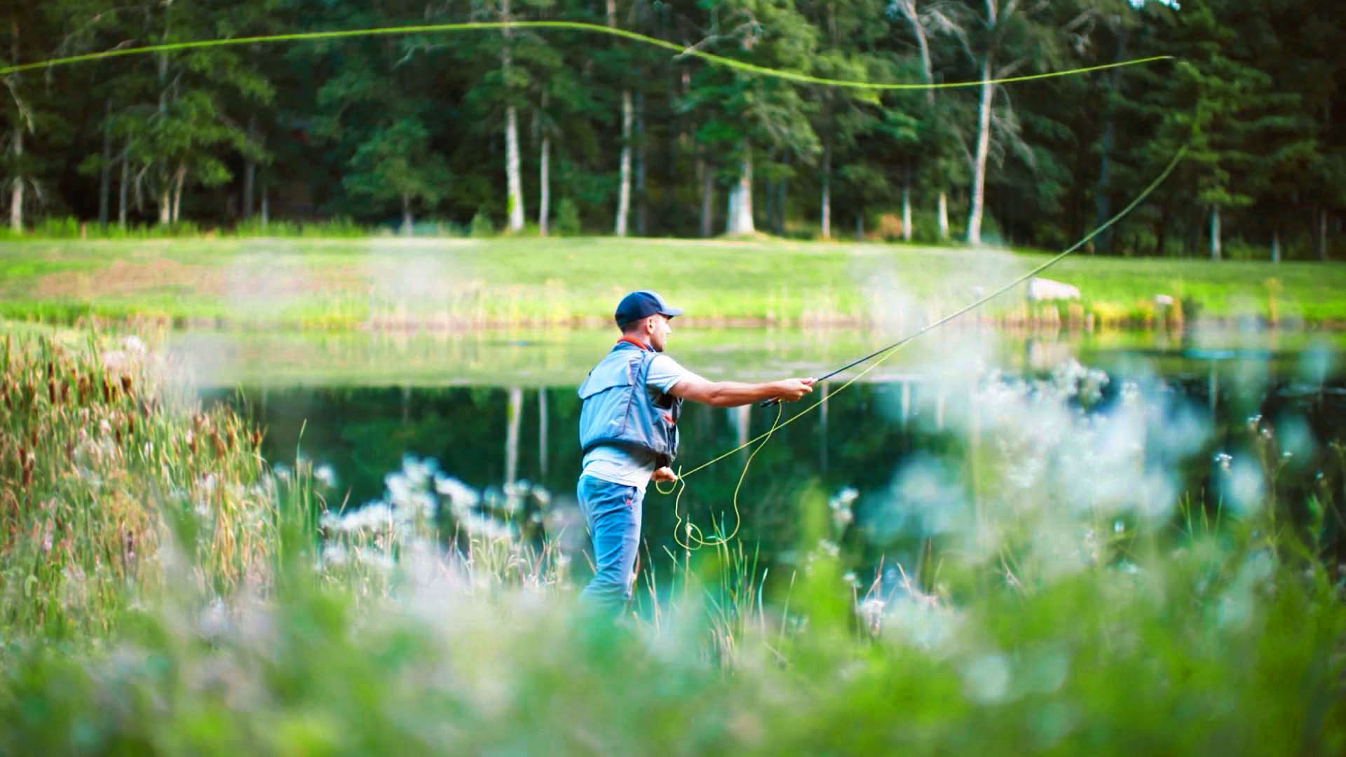 image Enjoy peaceful fishing moments in our serene surroundings.
