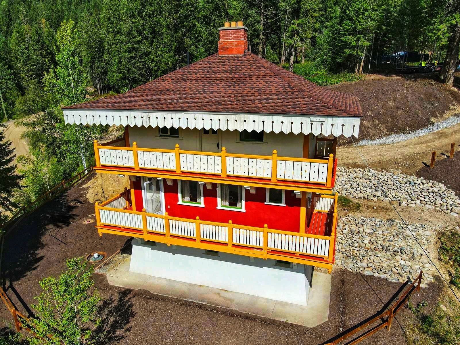 image Welcome to Chalet Aemmer, a gem built between 1910-1912, offering breathtaking views of the Canadian Rockies and a legacy tied to the pioneering Swiss guides.