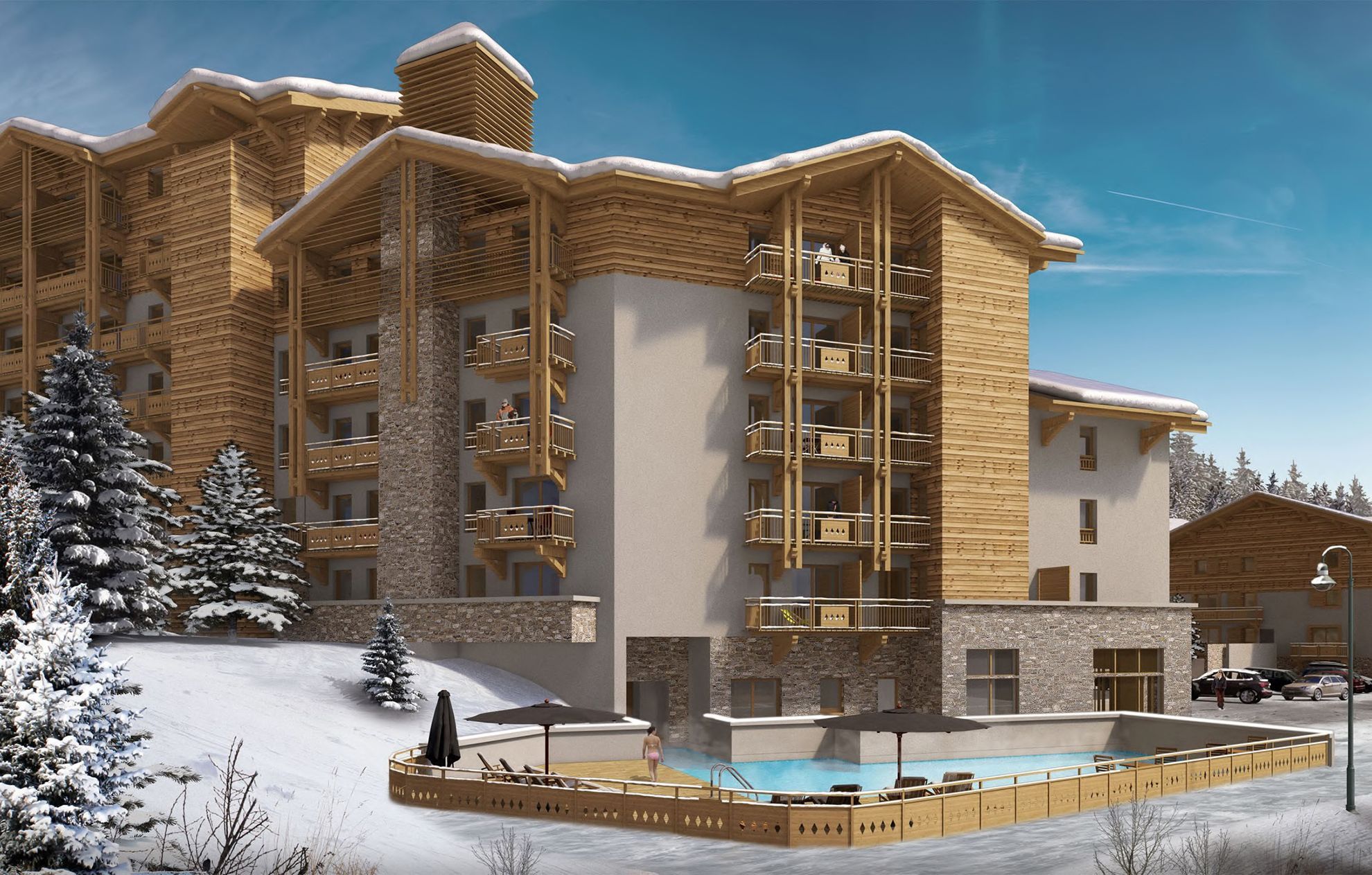 image Discover our residence in the heart of the Alps. Enjoy ski-in/ski-out access, modern amenities, and stunning mountain views for a perfect getaway.