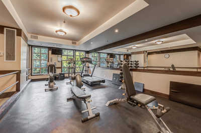 Fully equipped fitness center to stay active during your stay.