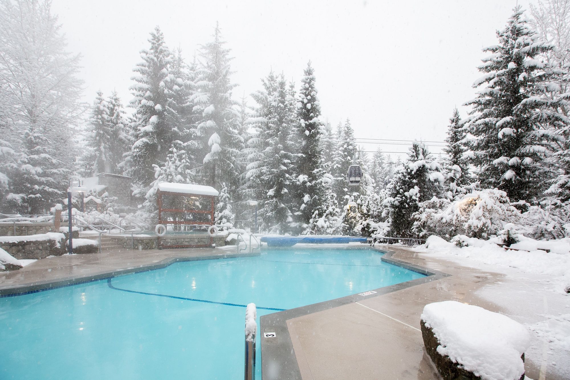 image Heated pool with ski-in, ski-out access—perfect for winter relaxation.