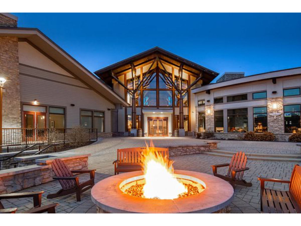 image Gather around the glowing fire pit for cozy evenings and unforgettable conversations.