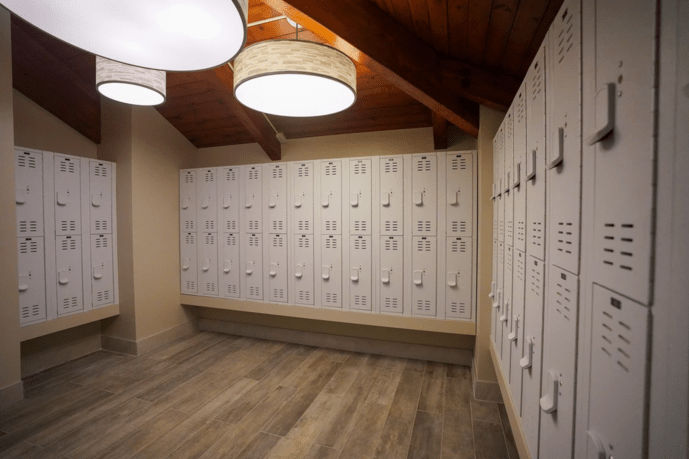 image Enjoy access to the convenient locker room before heading out to explore the outdoors. 