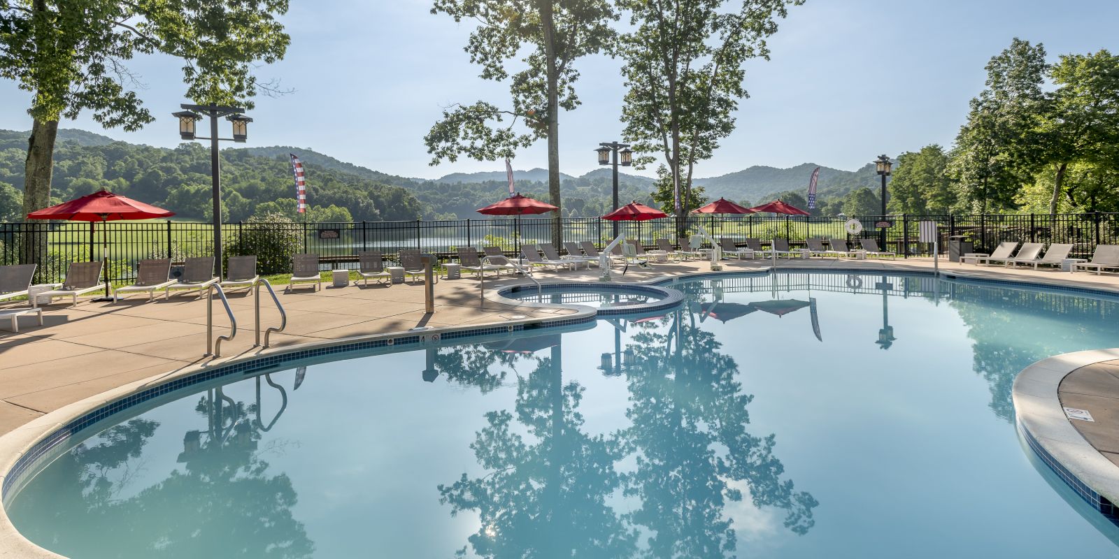 image Gentle ripples and crisp mountain air set the scene for sun-drenched days and lakeside lounging.