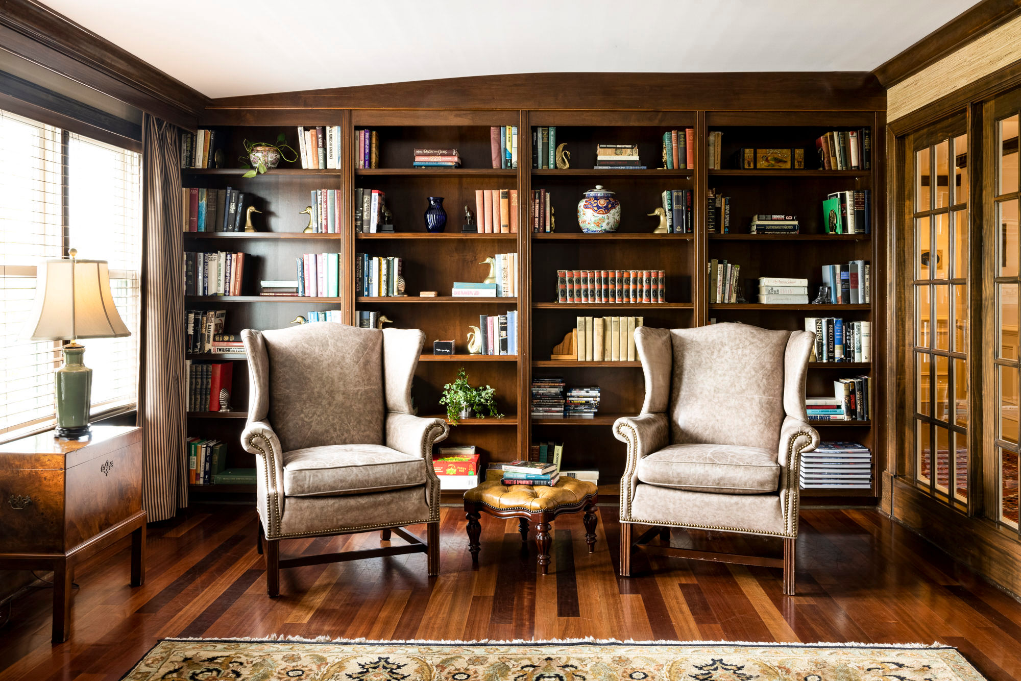 image A cozy reading nook with timeless charm, where every seat offers comfort and elegance.