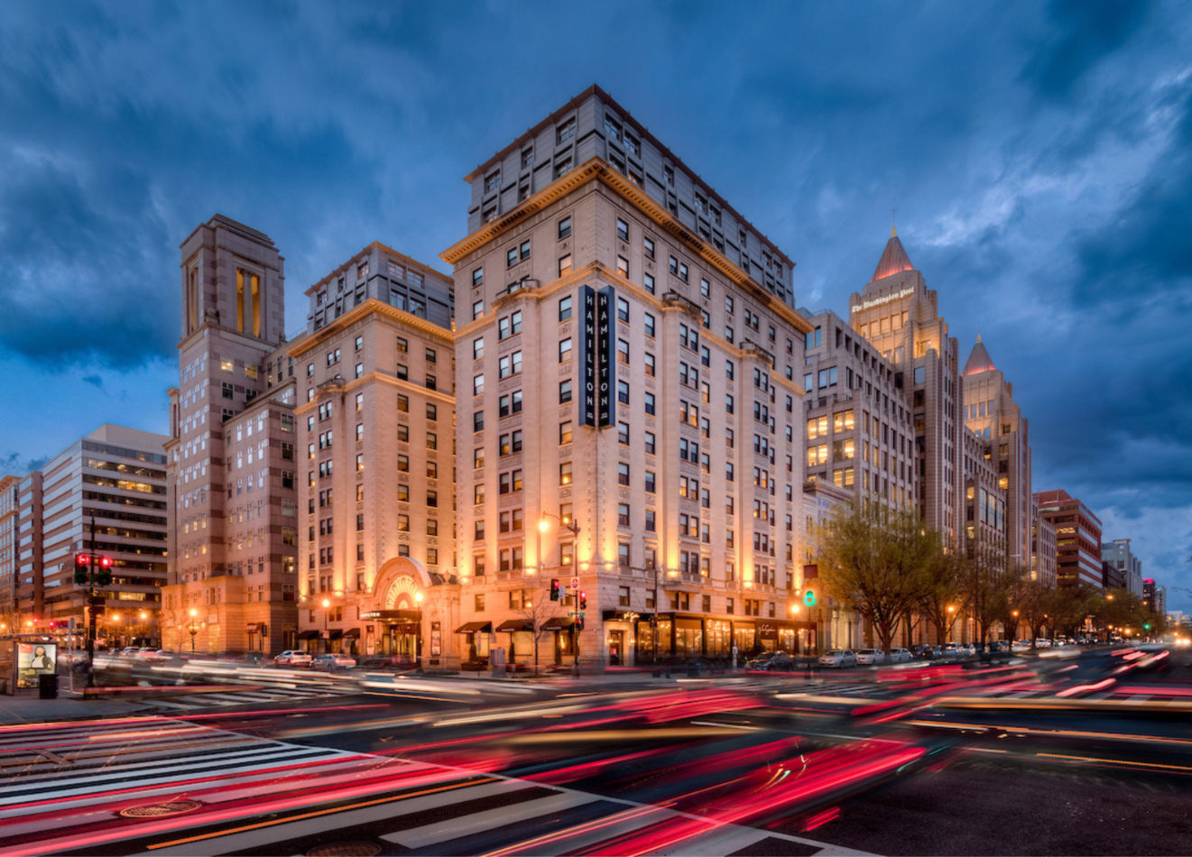 image A striking landmark in the city skyline, where historic elegance meets modern luxury.
