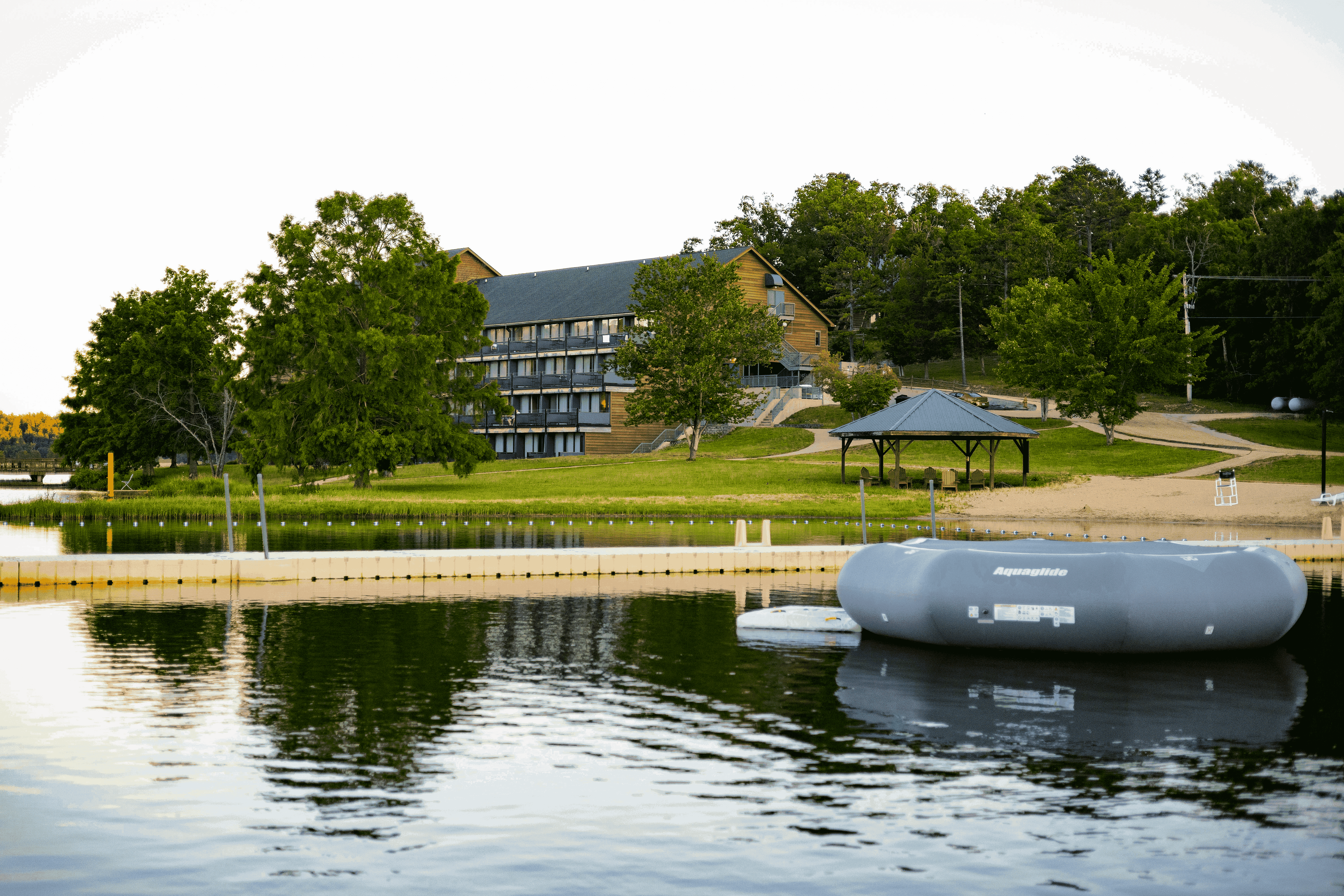 image Enjoy stunning lake views from the heart of Trout Lodge, with easy access to water activities and relaxation.