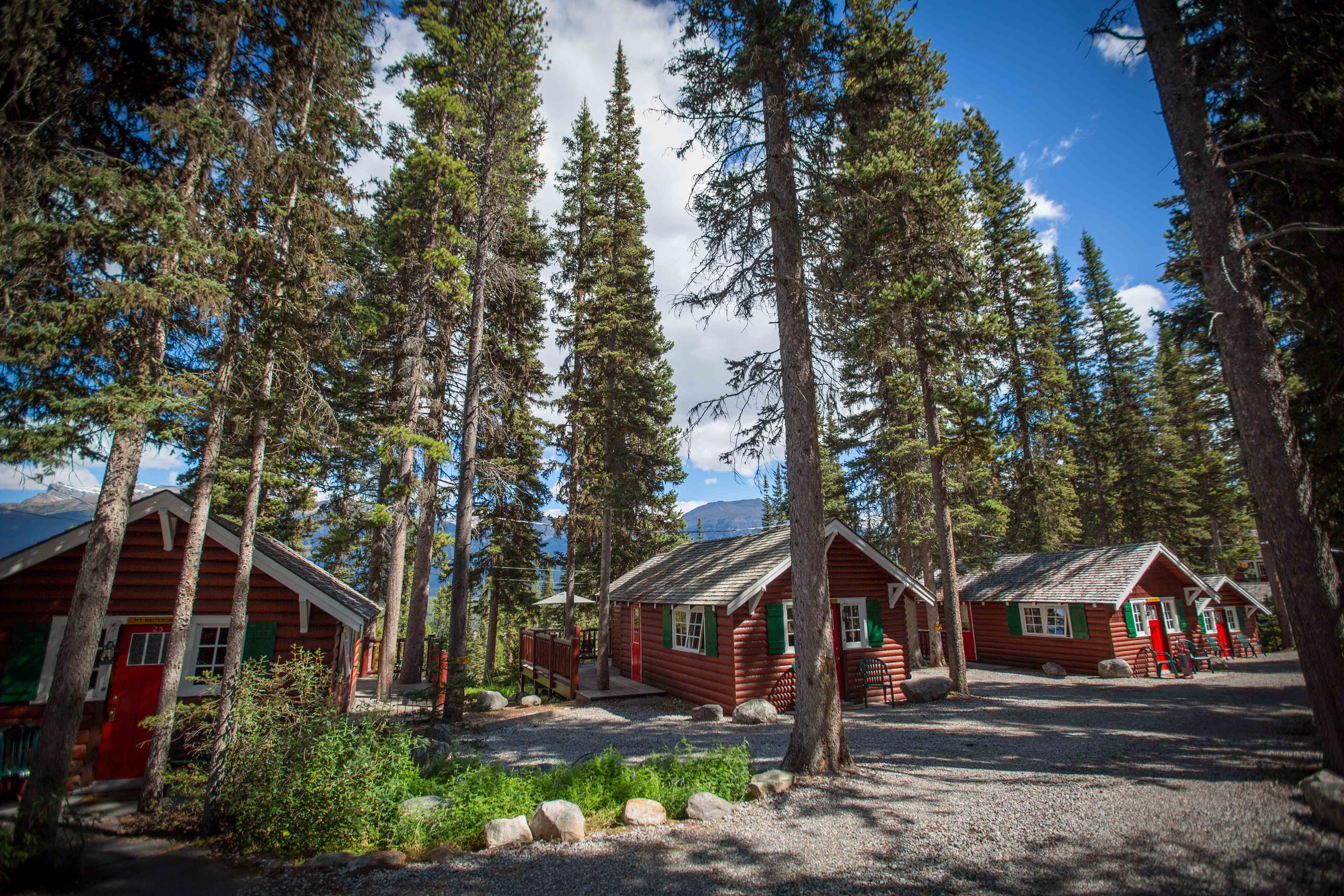 image Set against a backdrop of majestic pines and crisp mountain air, these historic cabins provide a serene and unforgettable getaway.