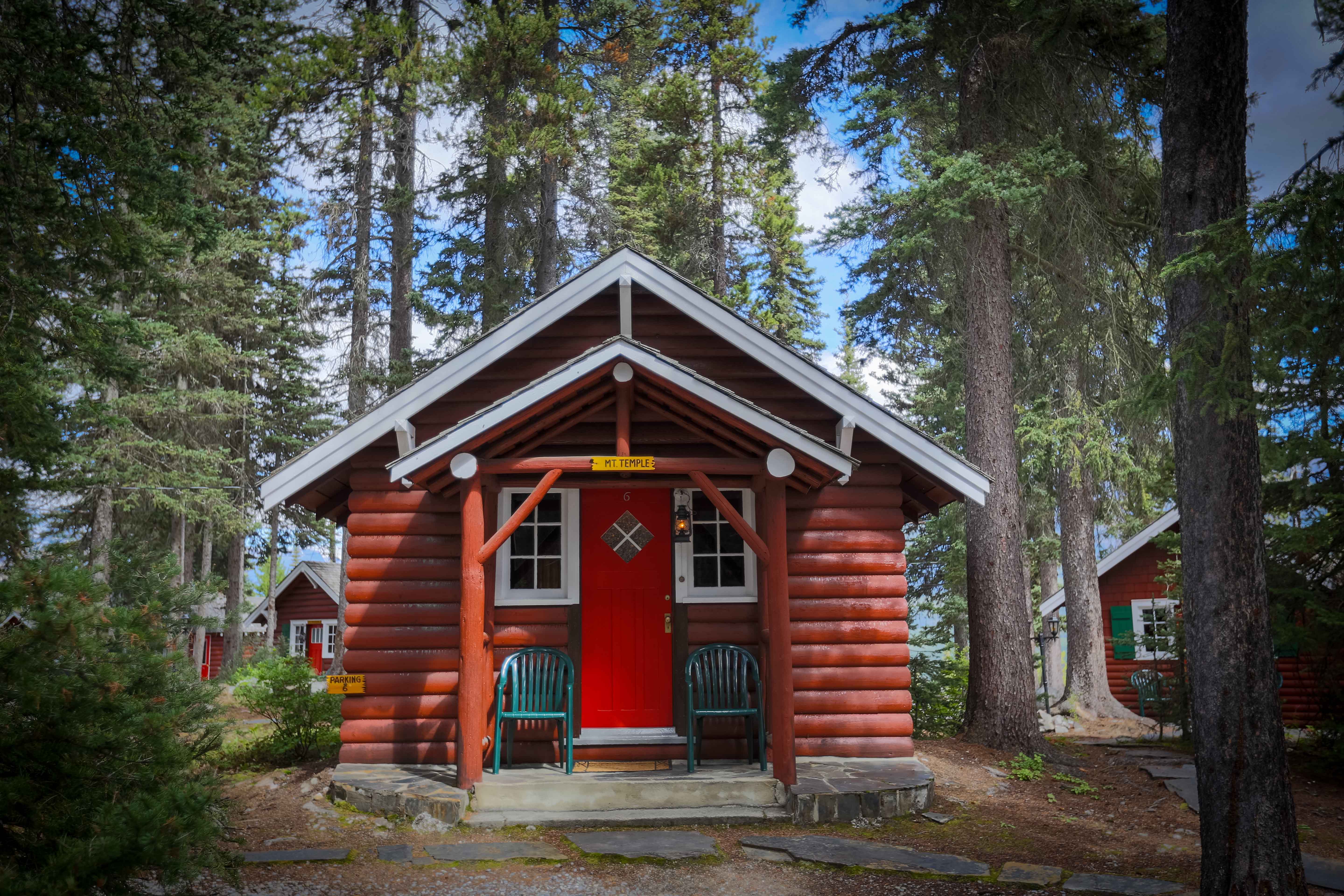 image Rustic charm and modern comfort come together in these beautifully maintained cabins, nestled in the heart of the forest.