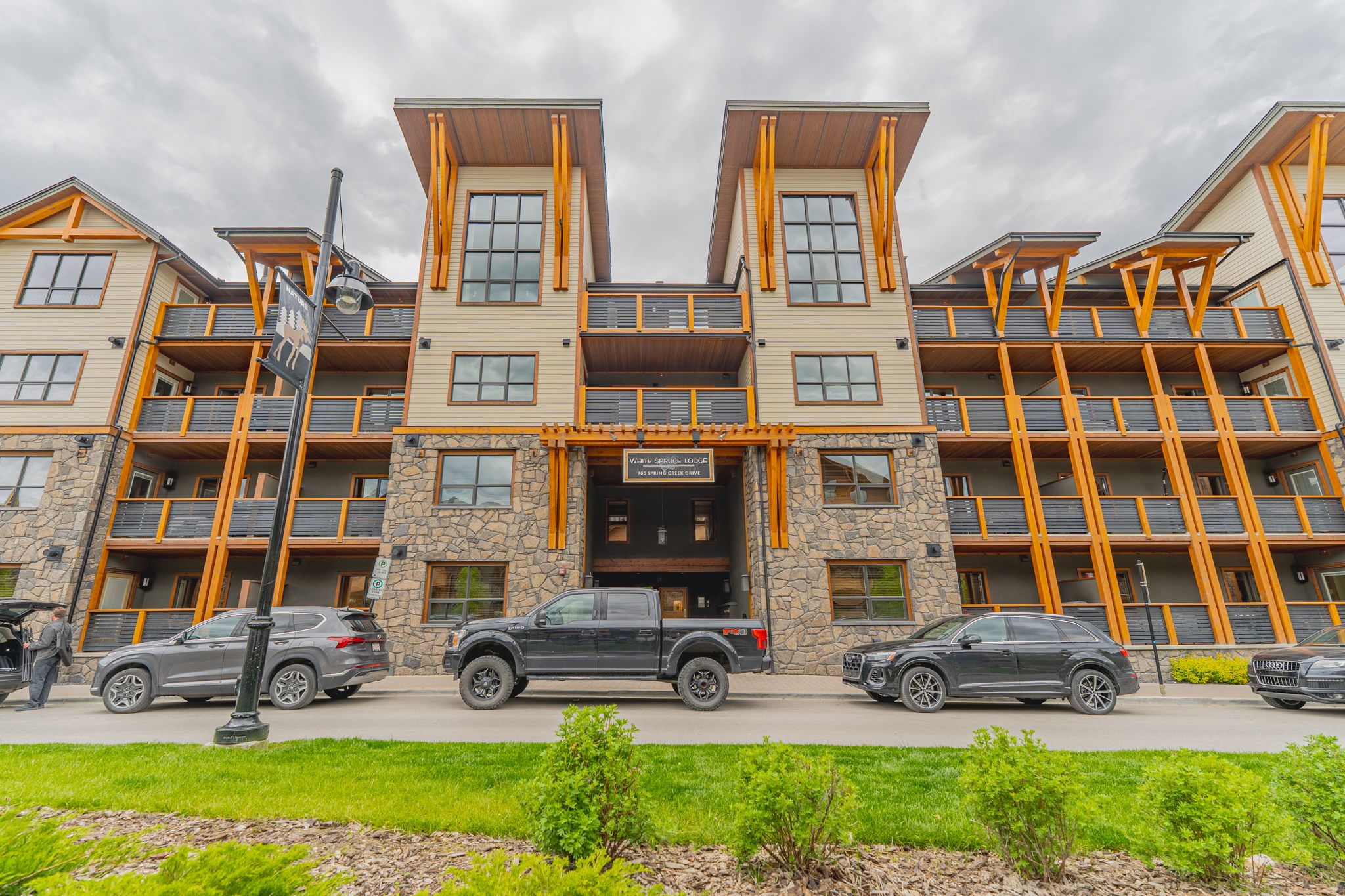 image Experience modern alpine design with striking architecture and rich stone details.