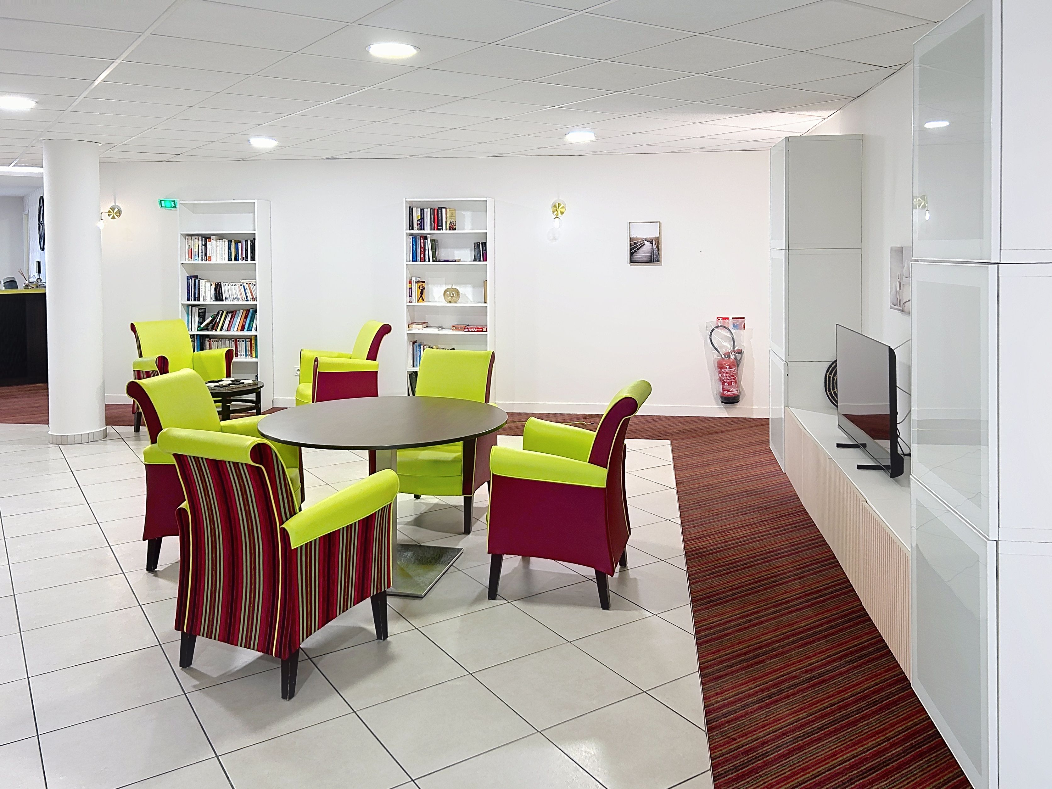 image Welcoming lobby and reception lounge.