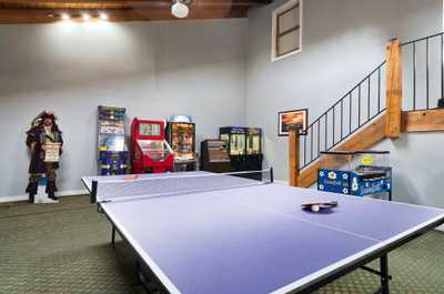 Ping pong, arcade games, and plenty of laughs — the perfect rainy-day hangout.