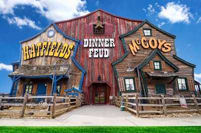 Feast and laugh at Hatfield & McCoy’s — a hilarious dinner show just minutes from your stay.