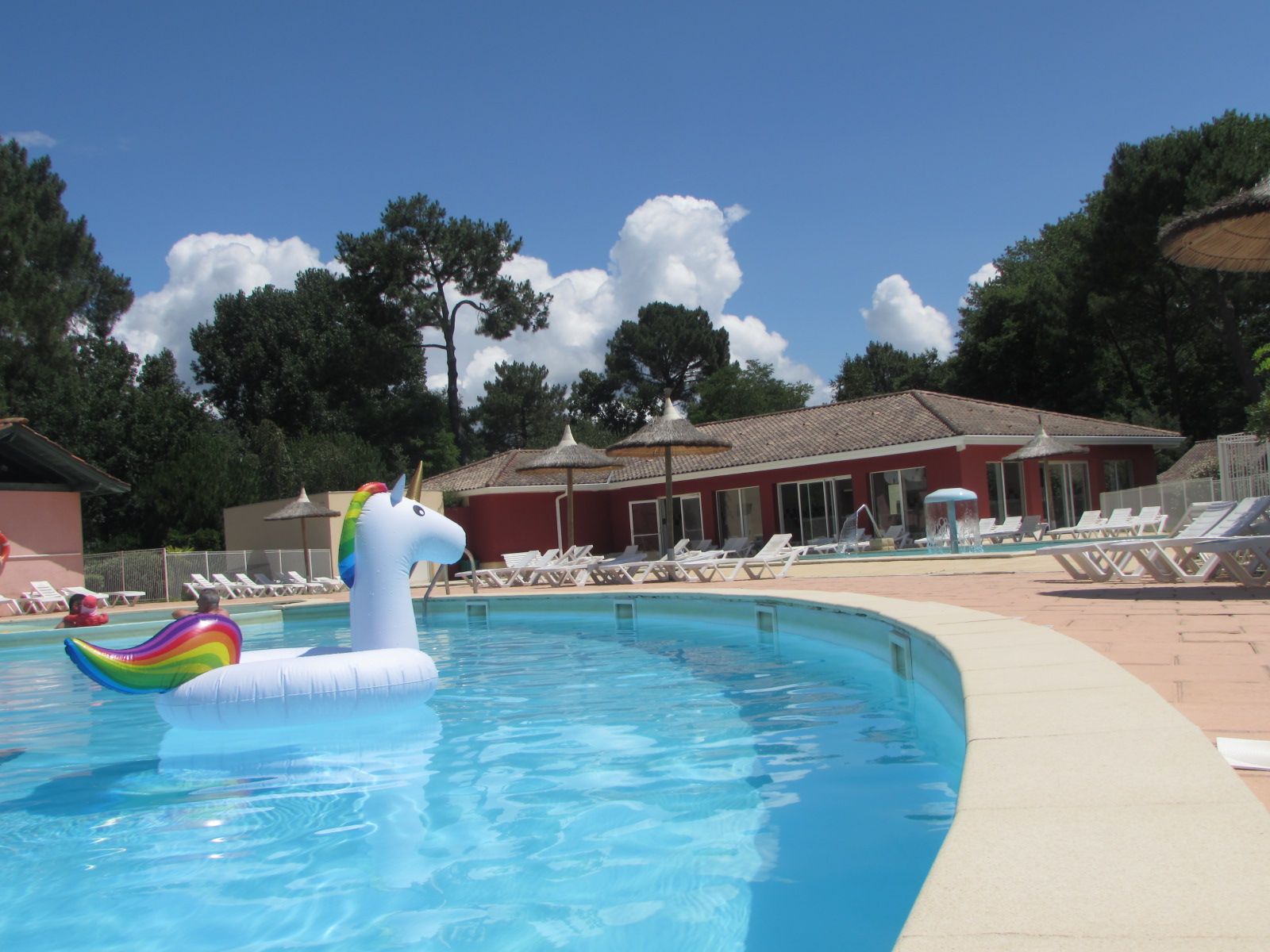 image Splash into summer at the heated outdoor pool, one of two open from April through late September.