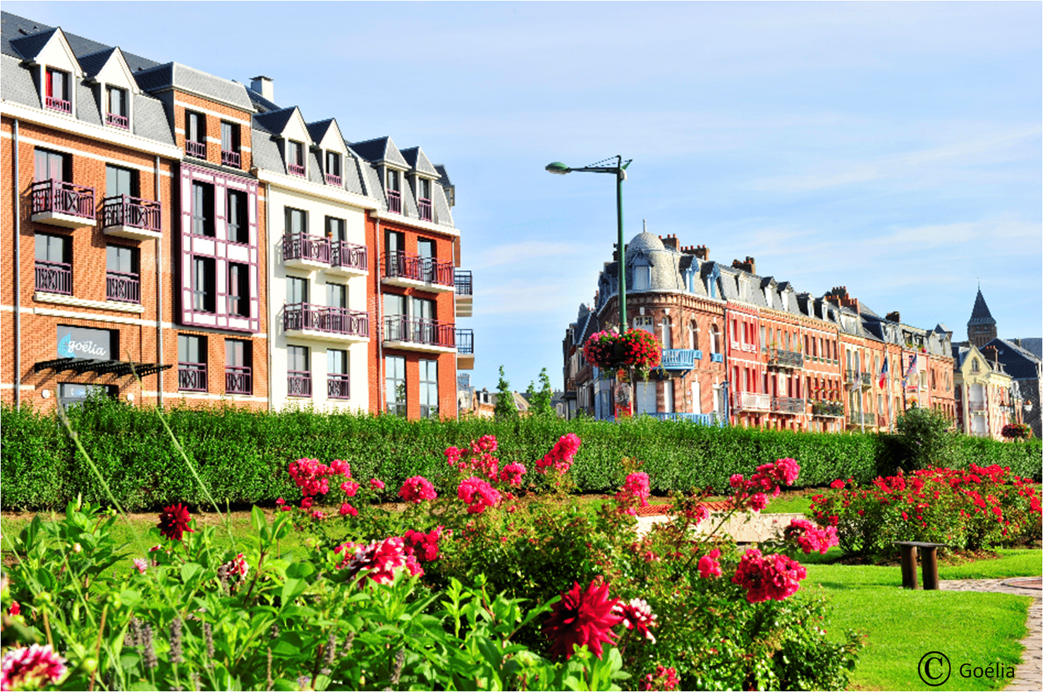 image Discover colourful facades and lush gardens on your stroll to the beach, just 50m away