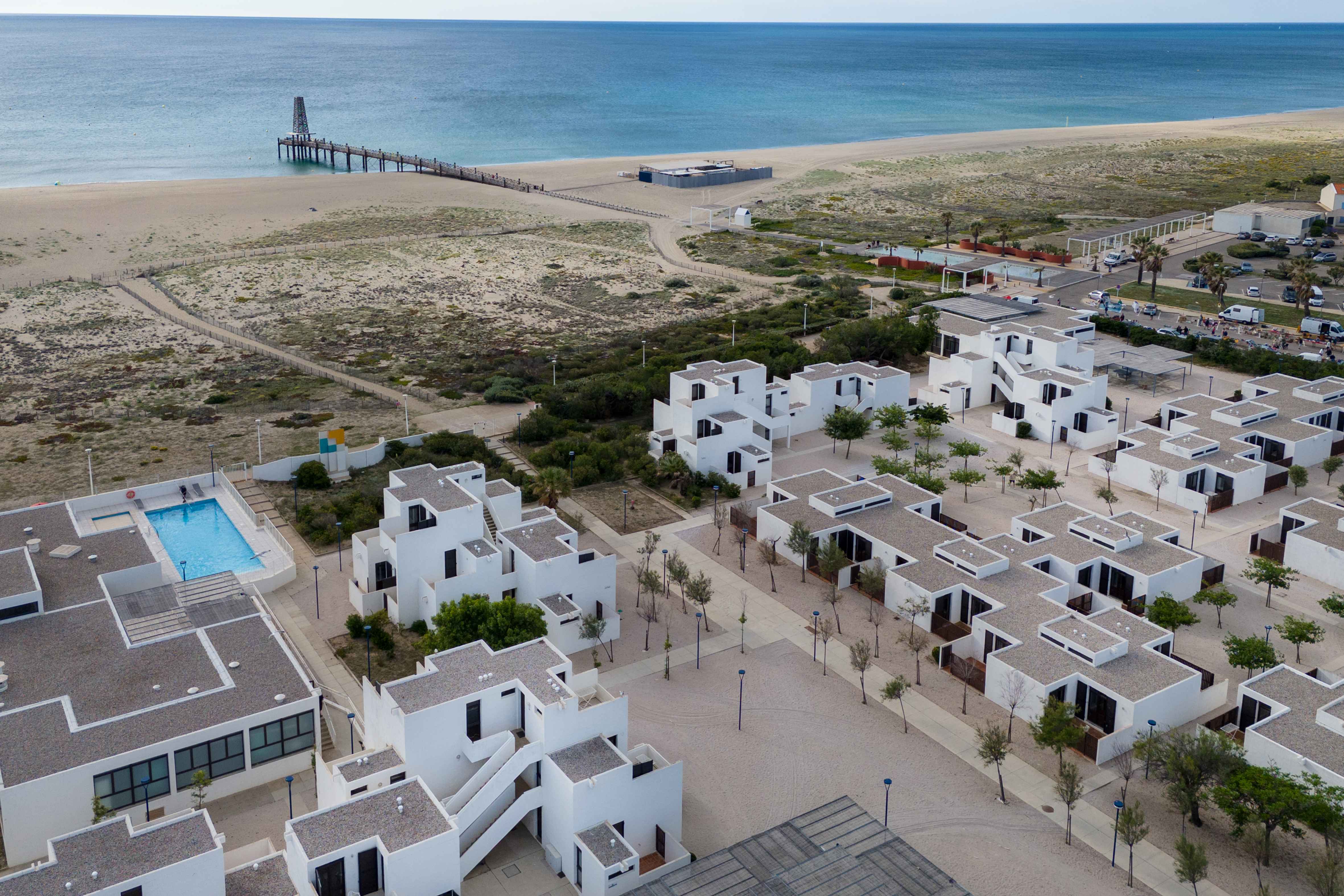 image Aerial view of a listed Historic Monument set across 5 hectares — with the Mediterranean beach right on the doorstep.