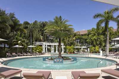 Waters of the World treatments await in the 40,000 sq ft spa — start with a soak before your session