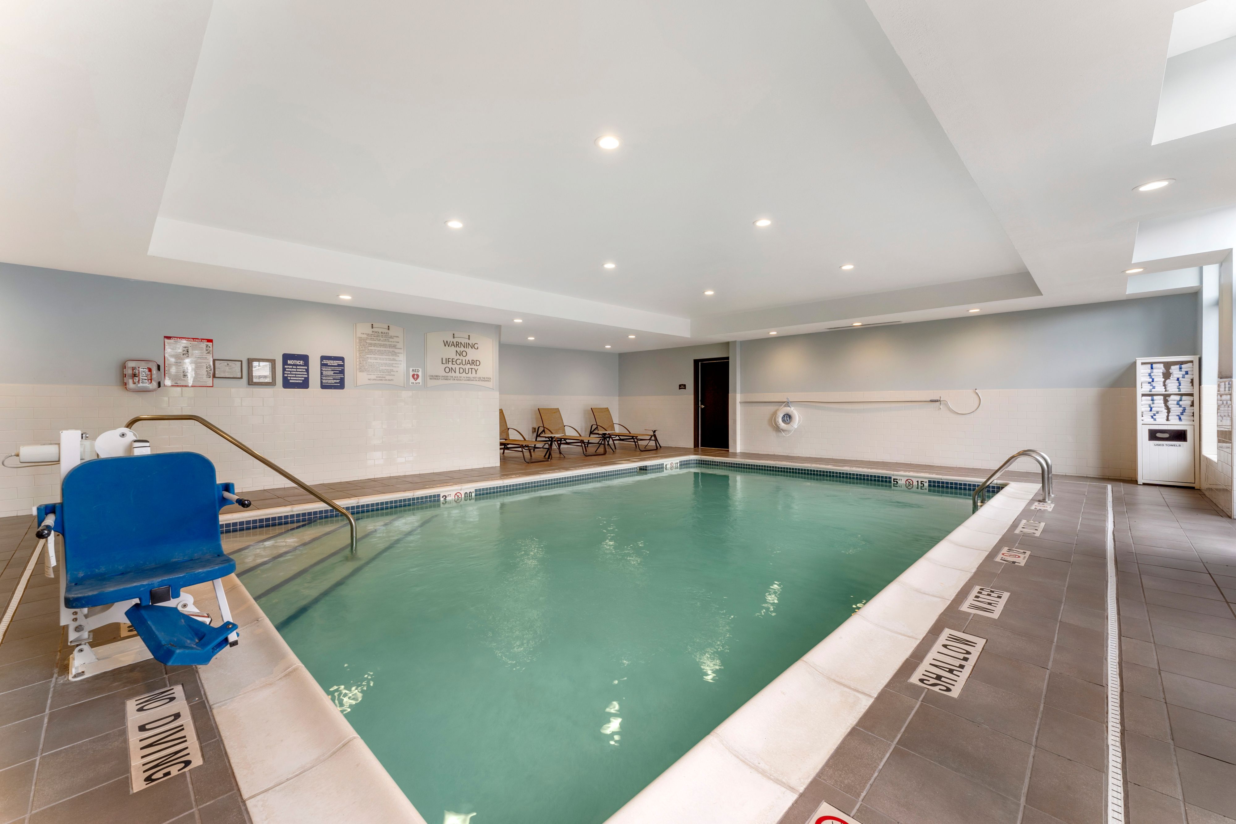 image Heated indoor pool perfect for relaxation and refreshing swims.