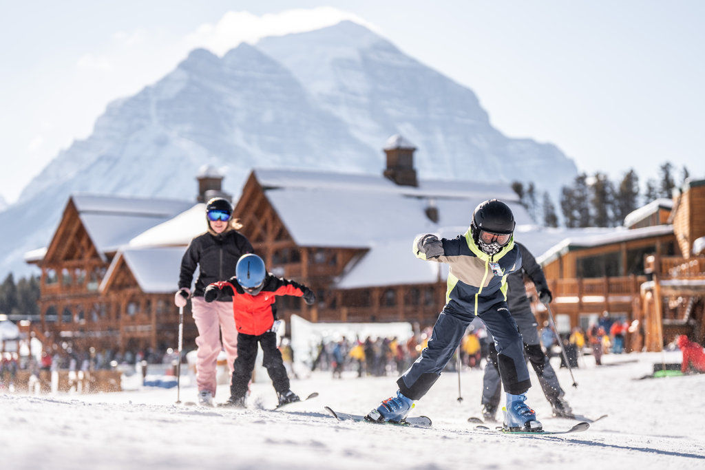 image Feel the thrill as you glide through the snow, surrounded by stunning mountain peaks.