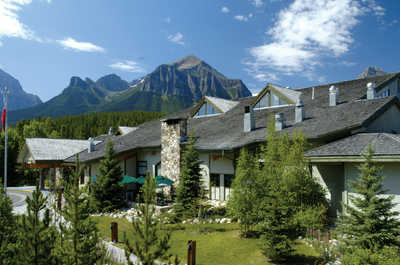 Nestled amidst majestic peaks, this retreat offers a tranquil escape into nature.