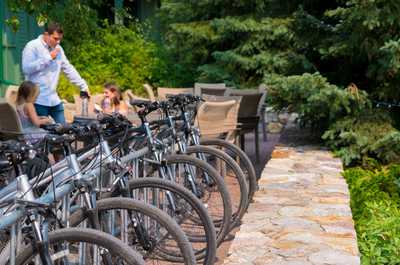 Enjoy complimentary bike rentals when you stay here