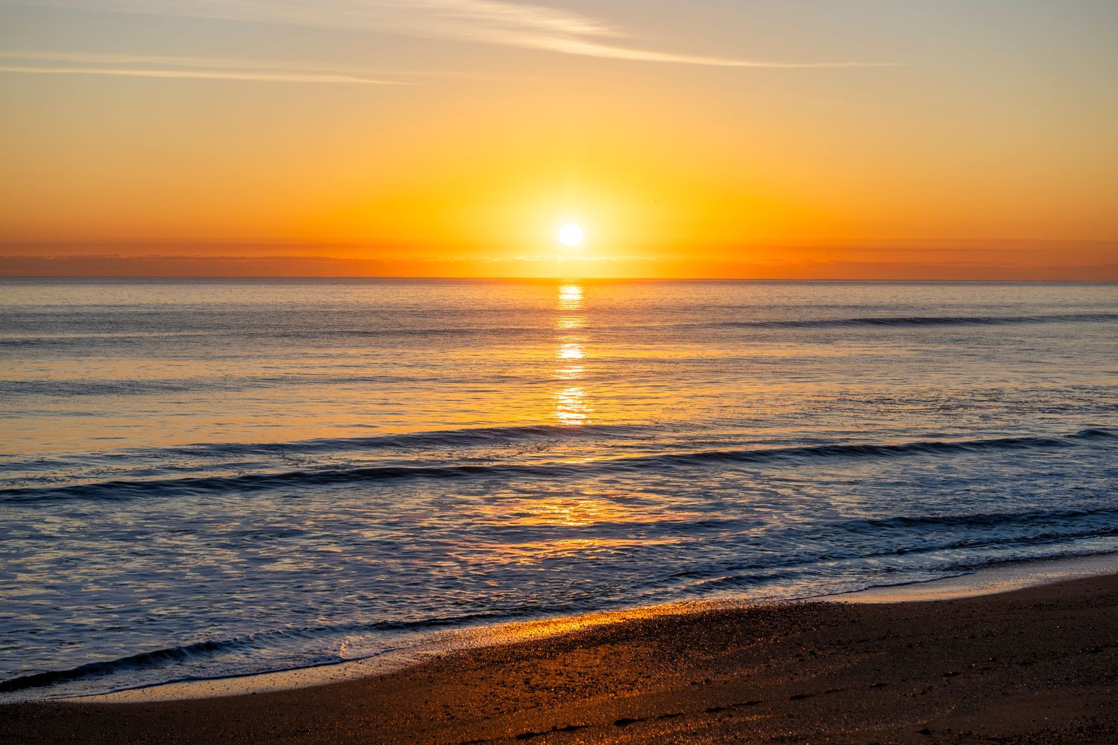 image Sunset over Hammock Beach.