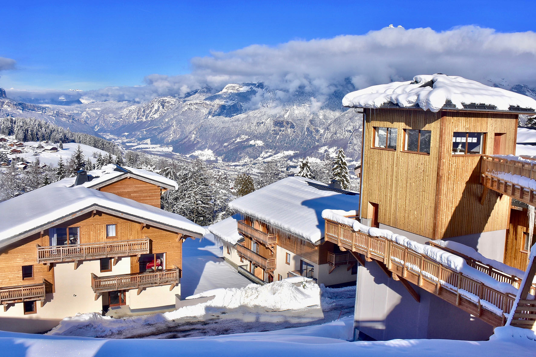 image Wake up every morning to wide mountain views from this residence.