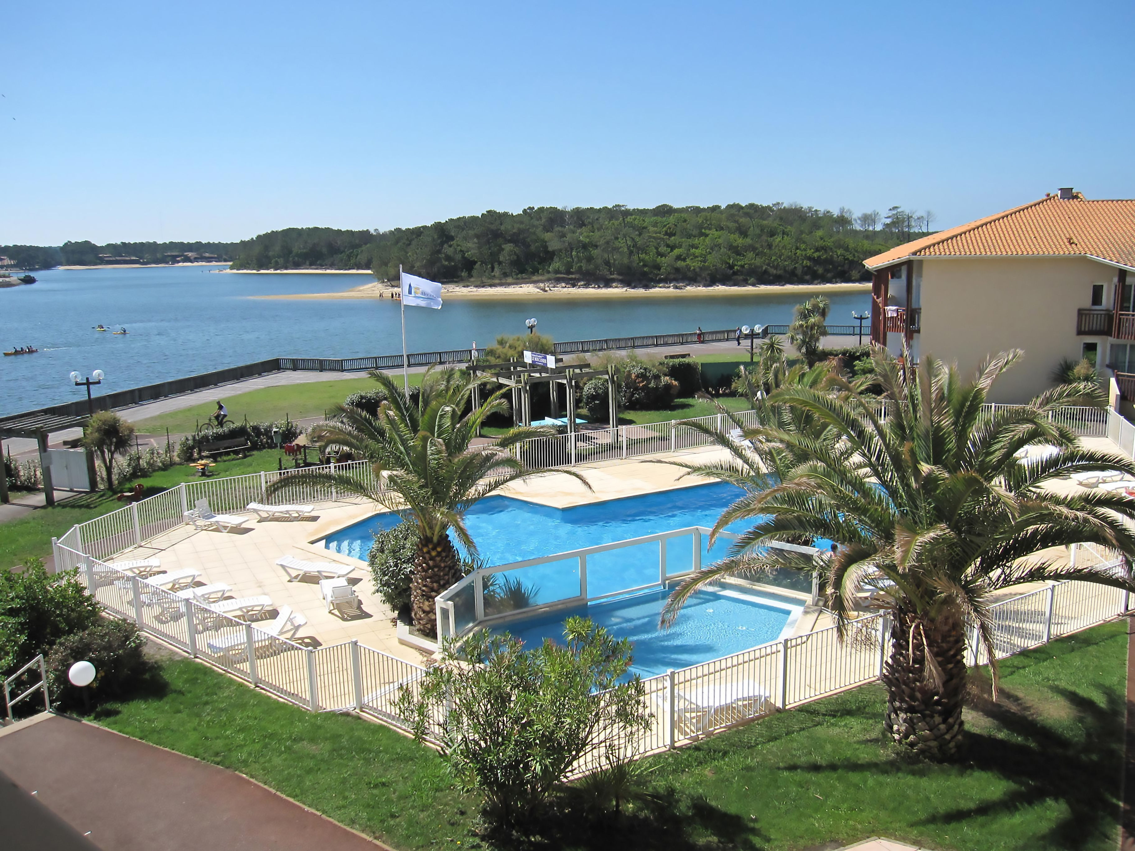 image From this angle you can see why the residence sits in such a prime location, right on the marine lake.